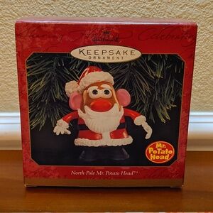Mr. Potato Head Santa Ornament Vintage 1997 Hallmark Keepsake Christmas New